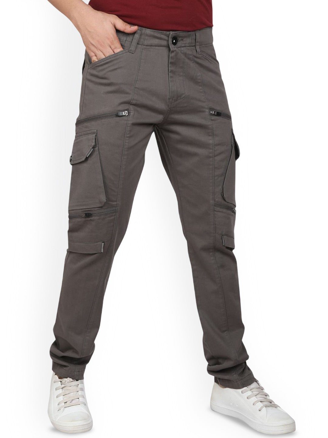 Men Regular Fit Mid-Rise Jeans