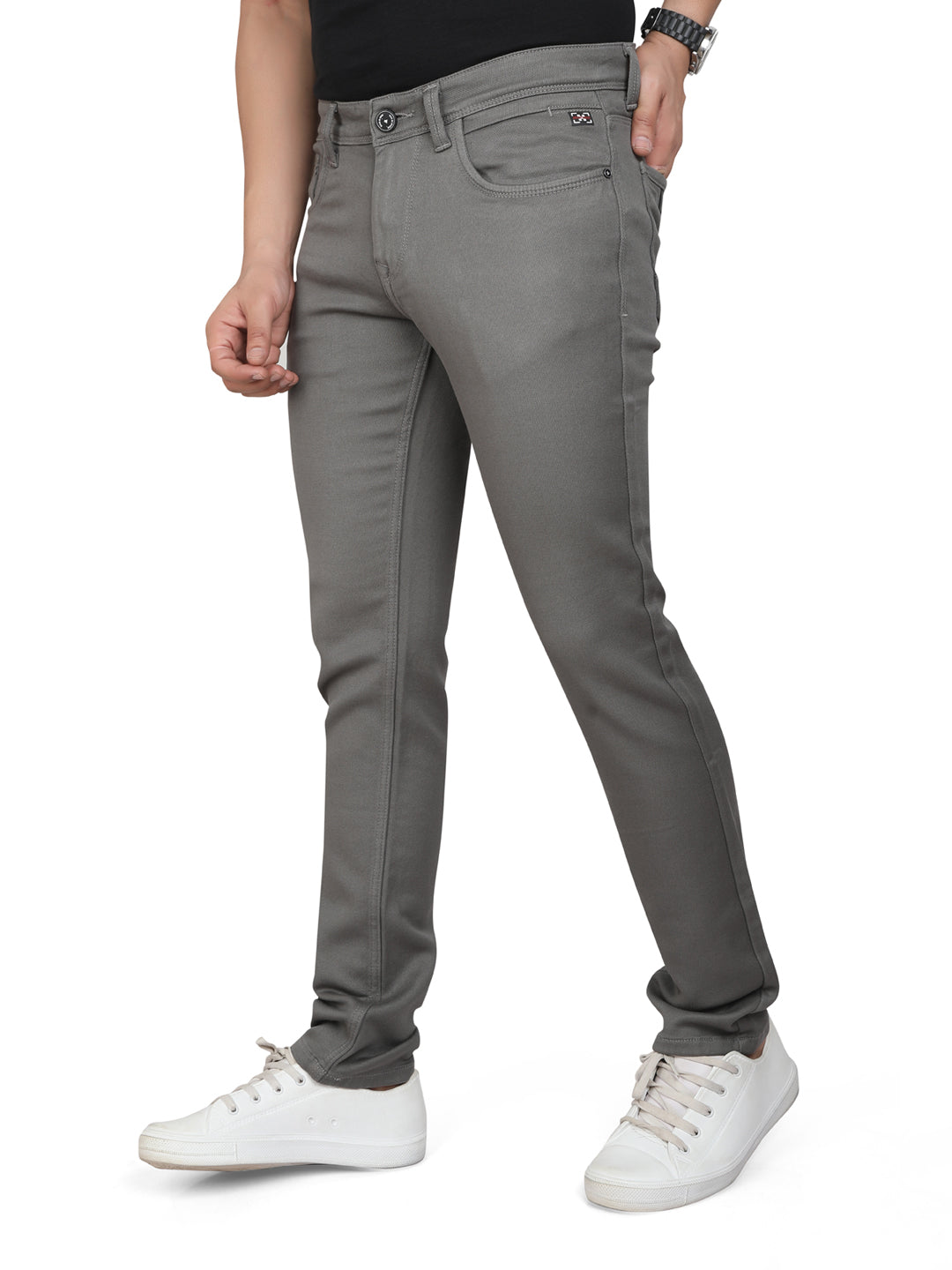 Men Regular Fit Mid-Rise Low Distress Jeans