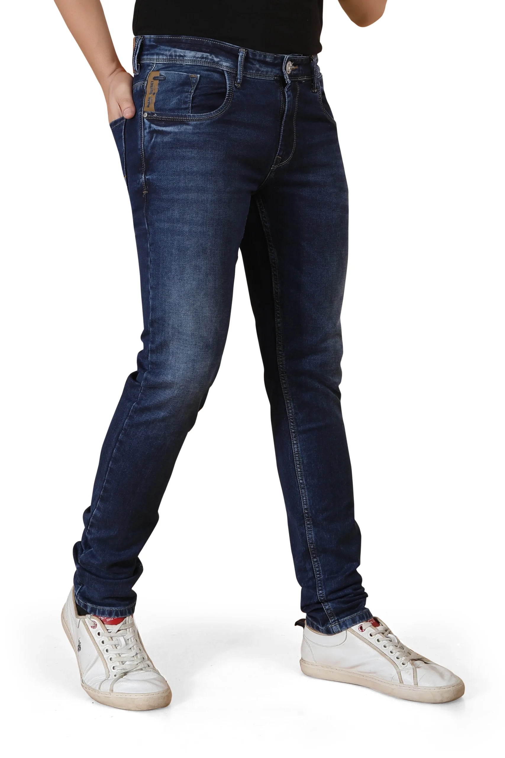 Madowat Denim Men's Slim Fit Stretchable Jeans 6021M