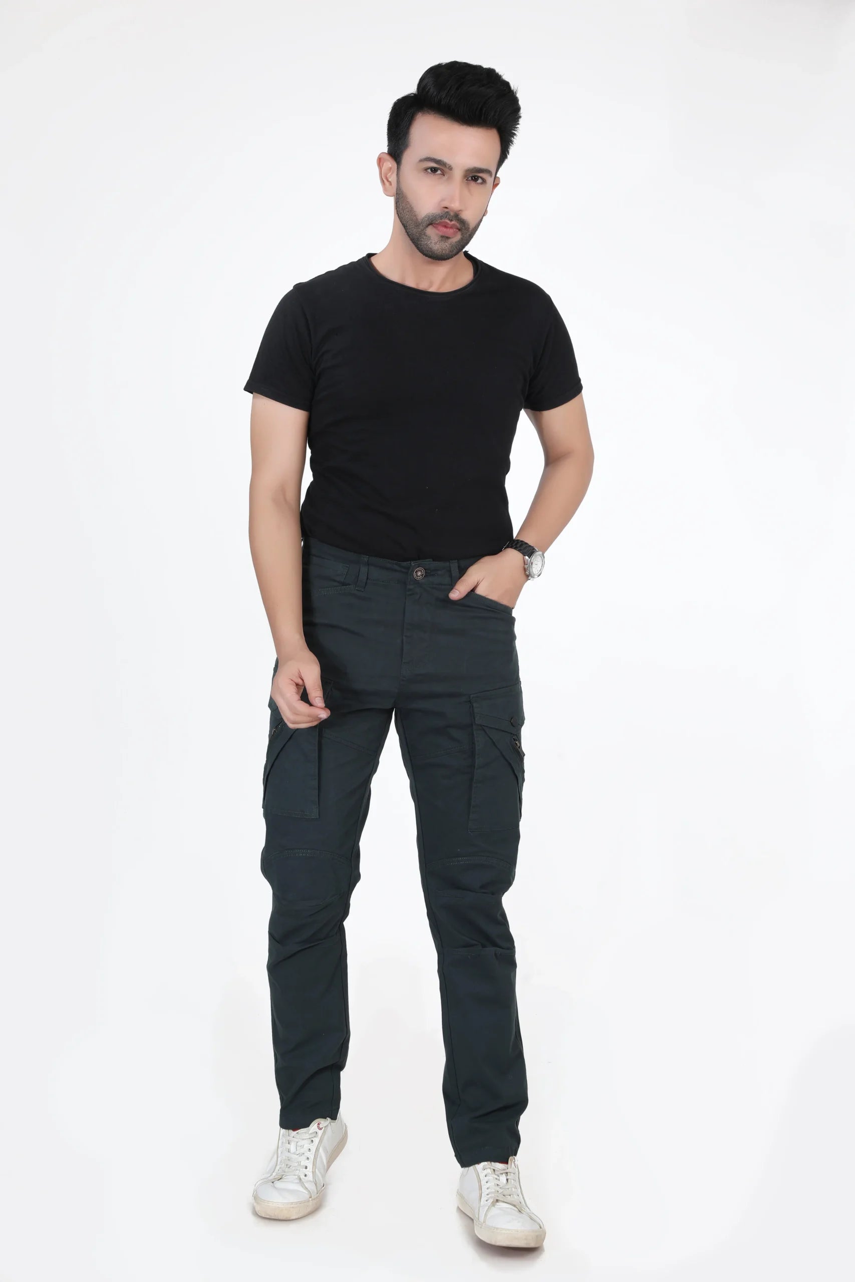 Madowat Denim Men's Slim Fit Stretchable Jeans 6094M