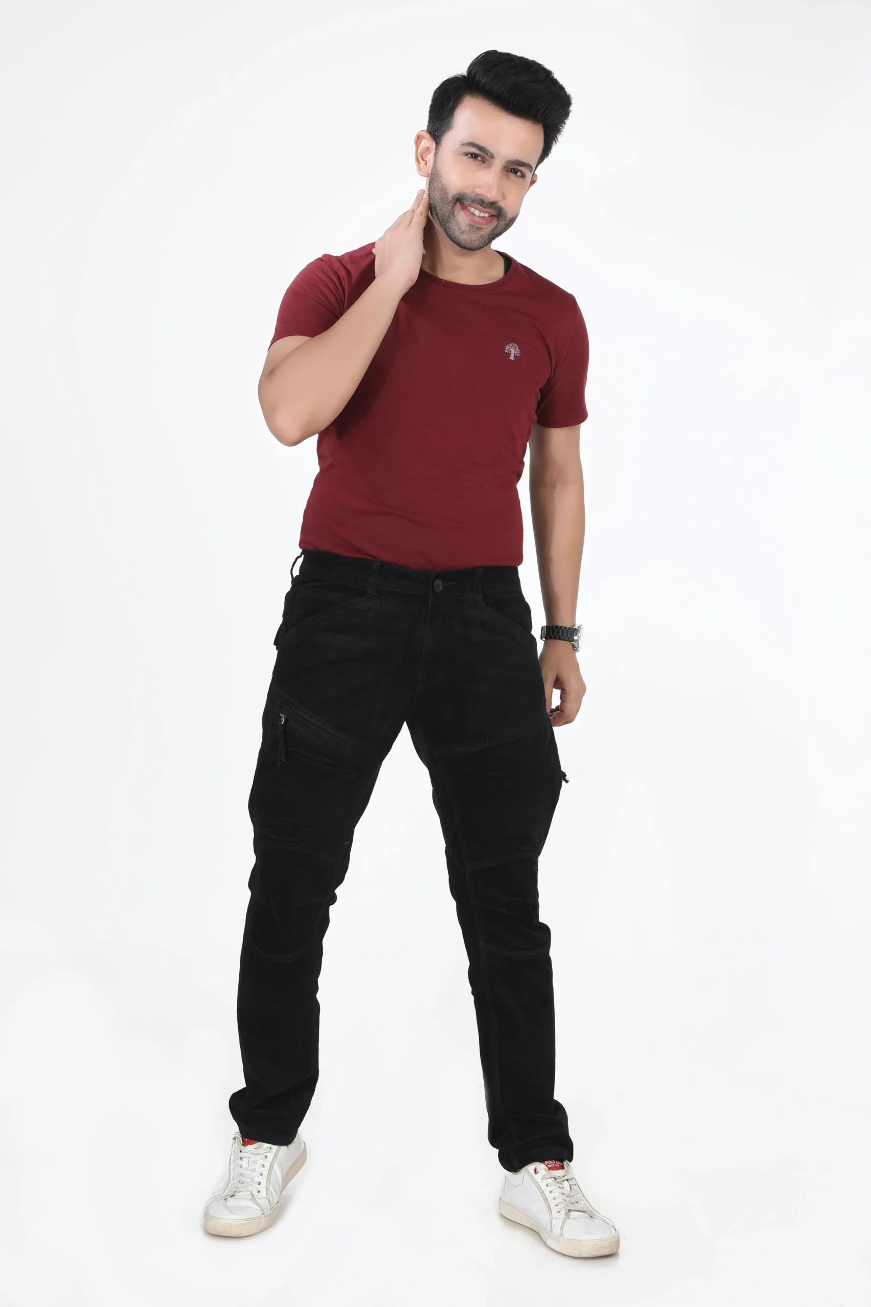 Madowat Denim Men's Slim Fit Stretchable Jeans 7023A