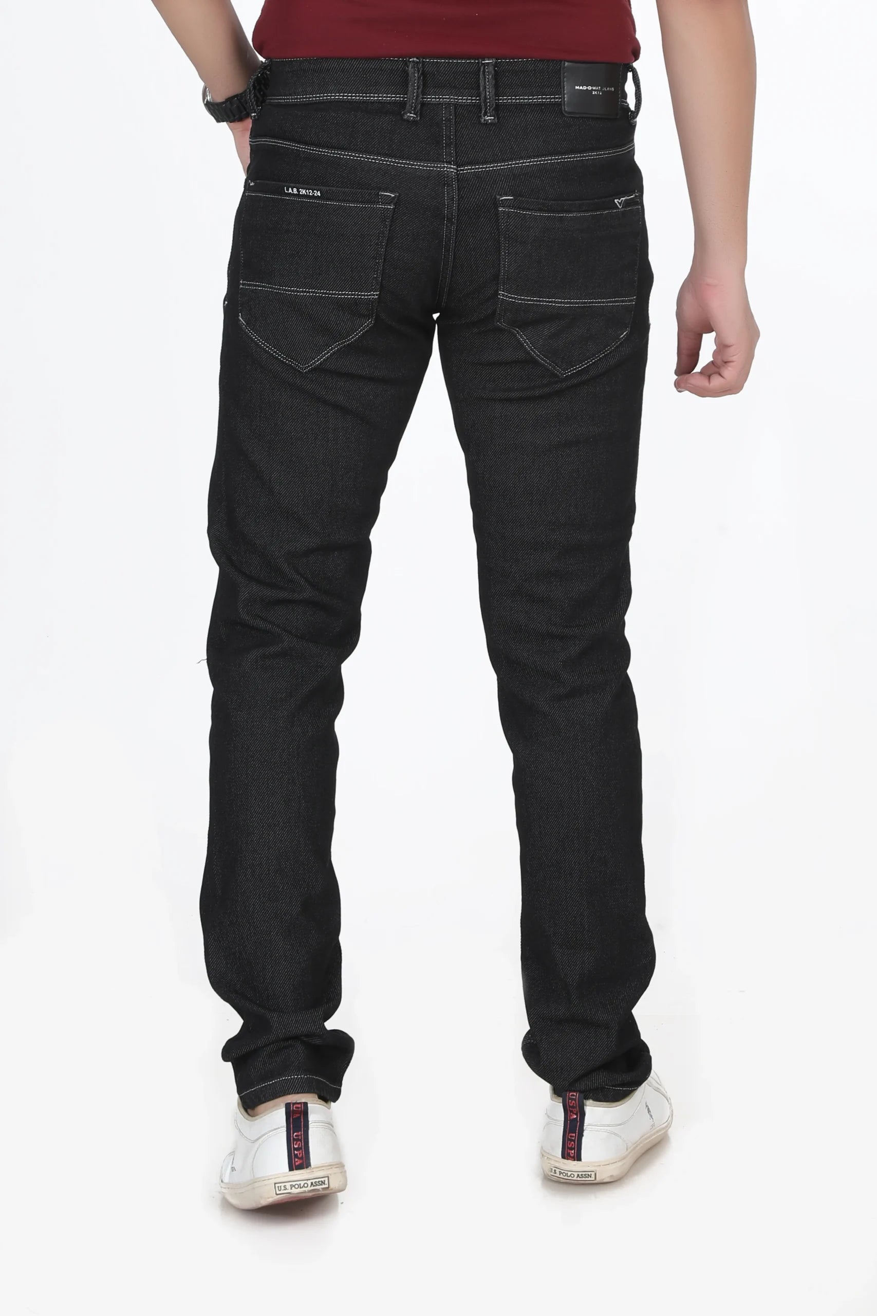 Madowat Denim Men's Slim Fit Stretchable Jeans 7088