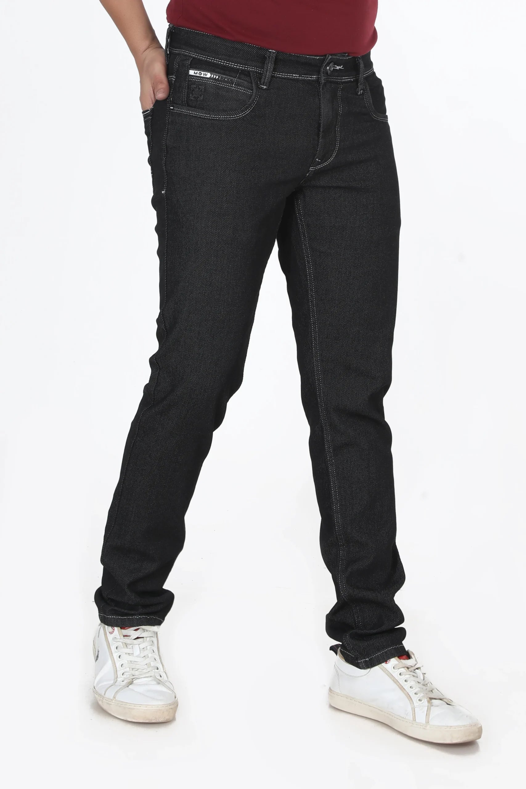 Madowat Denim Men's Slim Fit Stretchable Jeans 7088