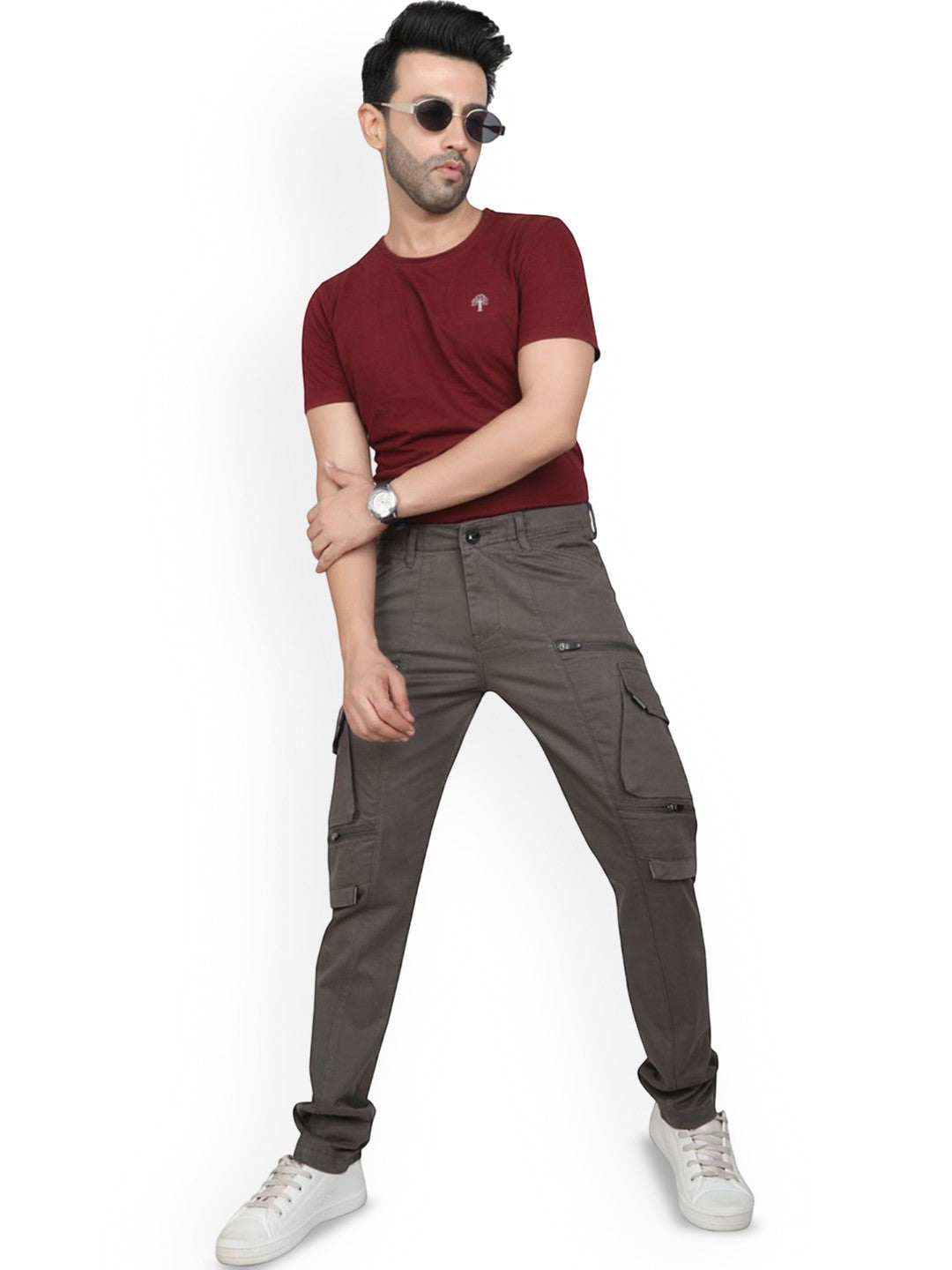 Men Regular Fit Mid-Rise Jeans